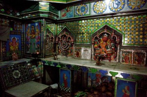 Jumna's plaques inside his temple